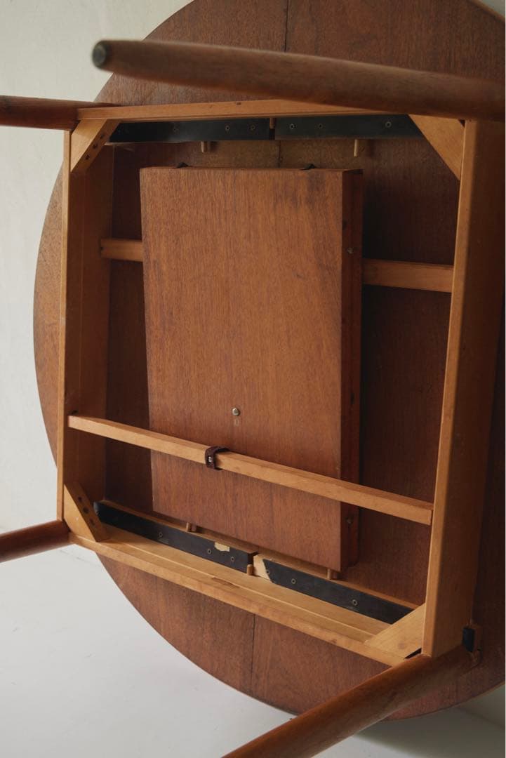 伸縮ダイニングテーブル　イギリスアンティーク　エクステンション