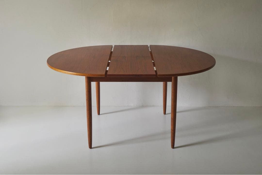 伸縮ダイニングテーブル　イギリスアンティーク　エクステンション