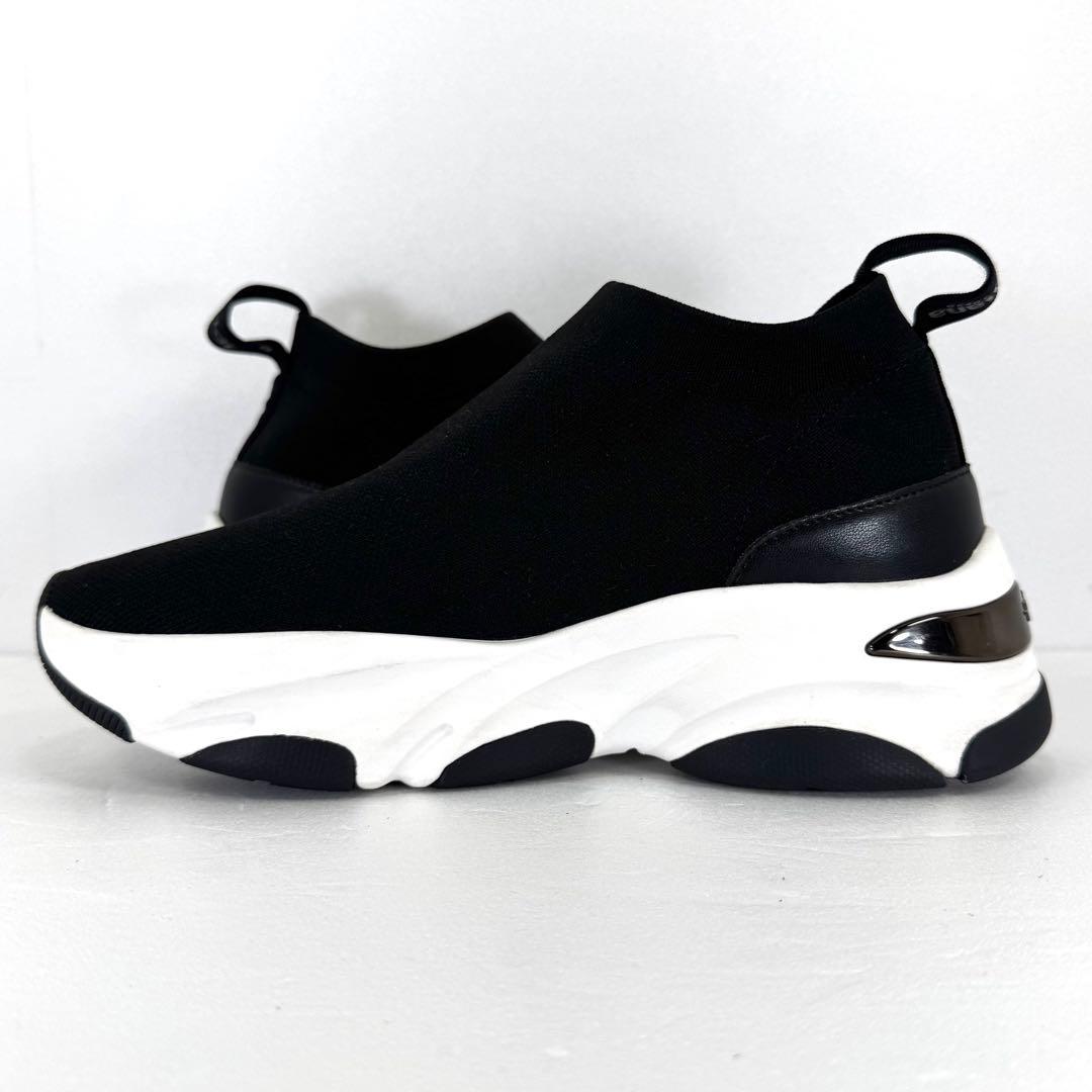 【+diana】 プラスダイアナ （24.5） ニットソックススニーカー 美品