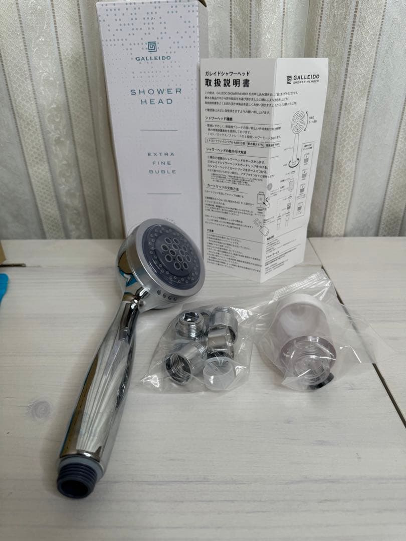 【新品】GALLEIDOシャワーヘッド＆カートリッジ8個