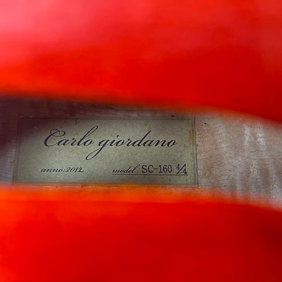 【希少品】carlo giordano 4/4 sc-160 チェロ