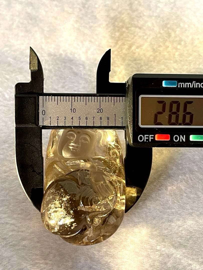 水入り☆スモーキークォーツ☆観音様