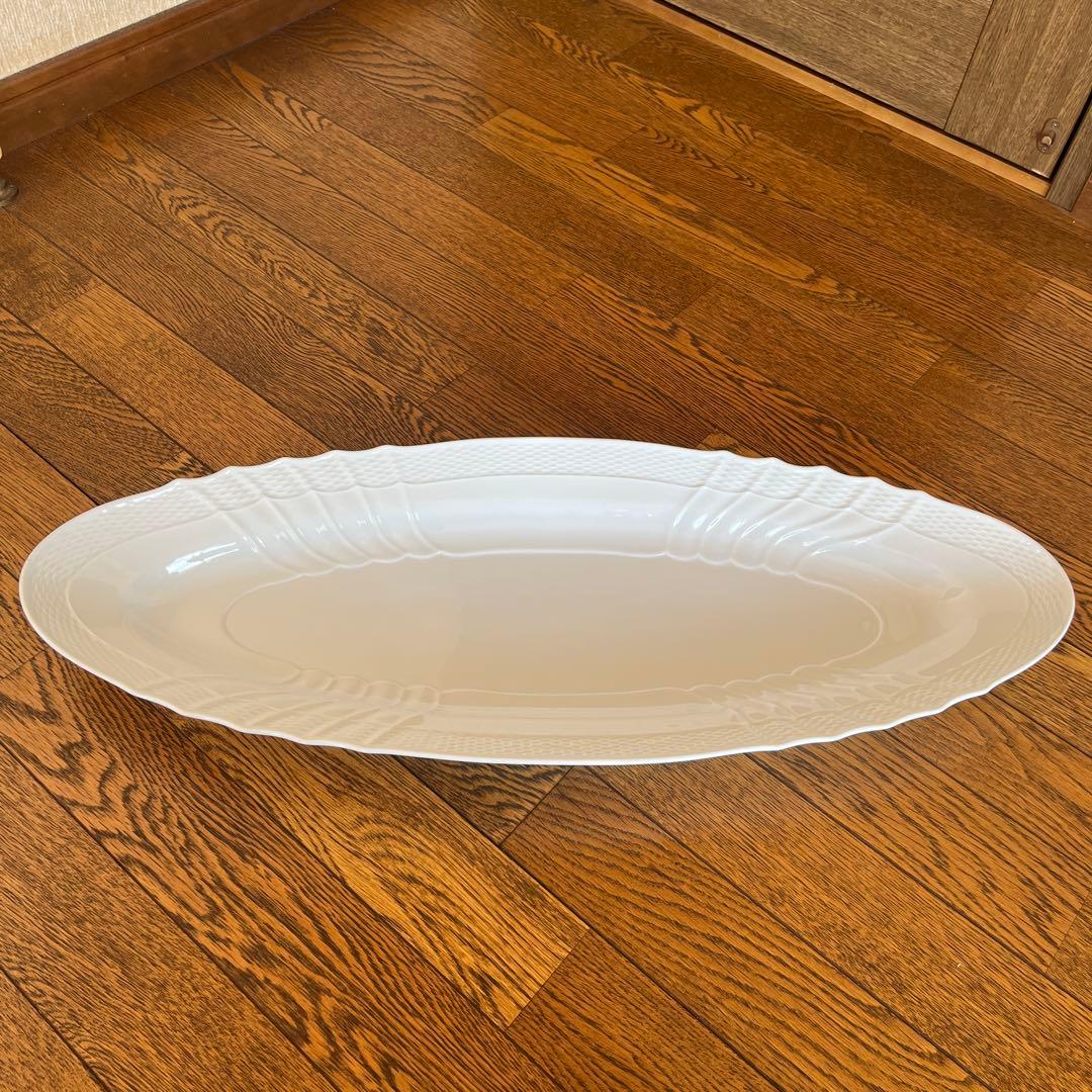 リチャードジノリ　ベッキオホワイト フィッシュプラター　大皿
