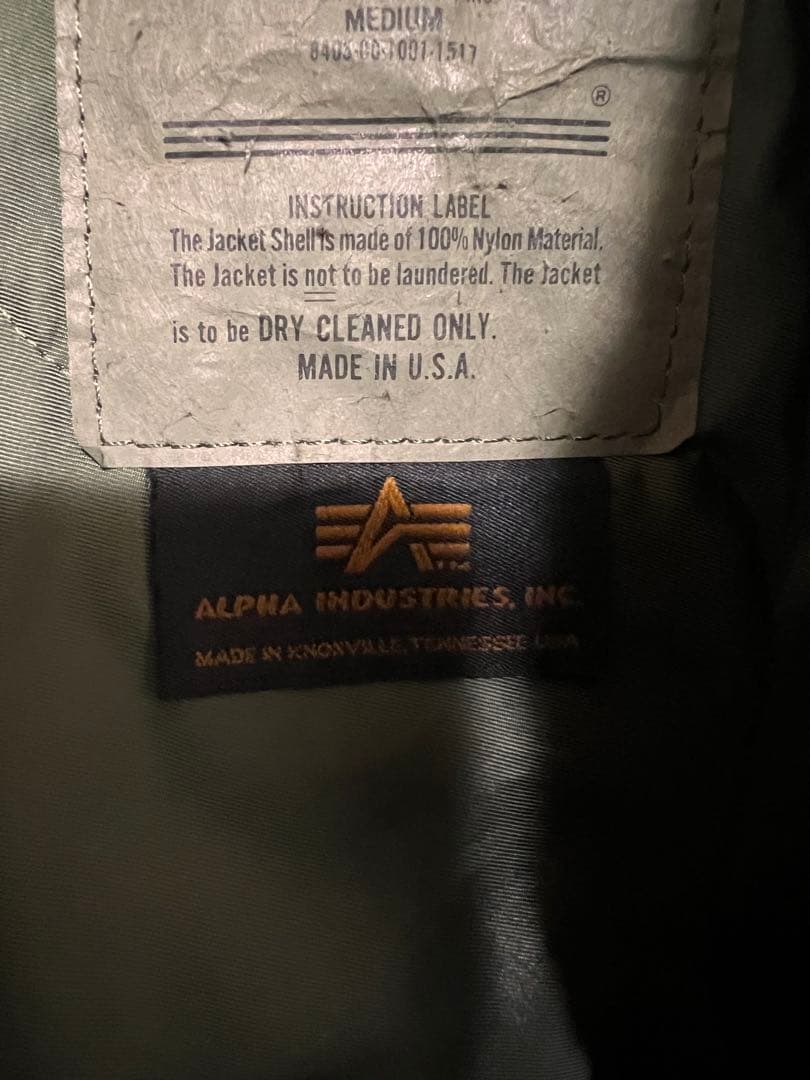 リ*カ様 alpha CWU-45/p MA-1 フライトジャケット
