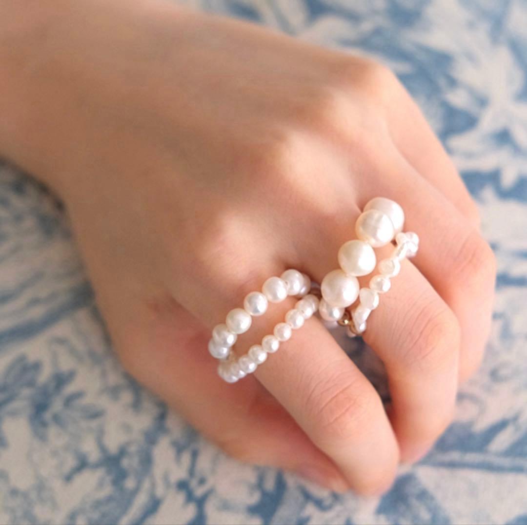 PIMENTÉ ピモンテJunco Paris ジュンコパリ 4連 パールリング