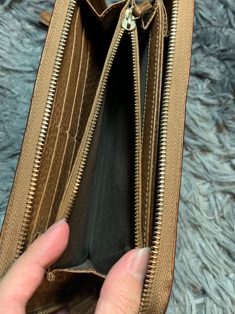 GUCCI 長財布 ブラウン 箱付き