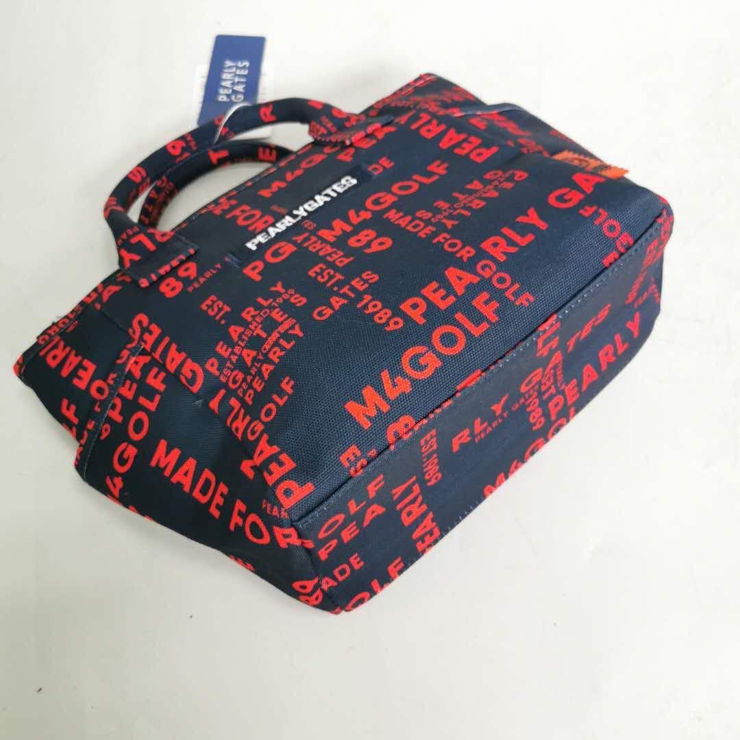 PEARLY GATES ゴルフ トートバッグ ネイビー/レッド