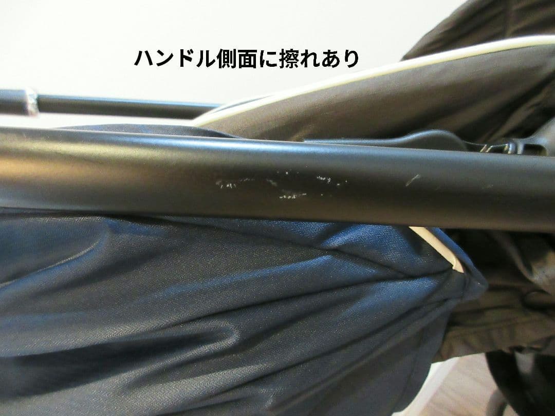 【中古良品】アップリカ A型ベビーカー ラクーナ クッション AD ネイビー