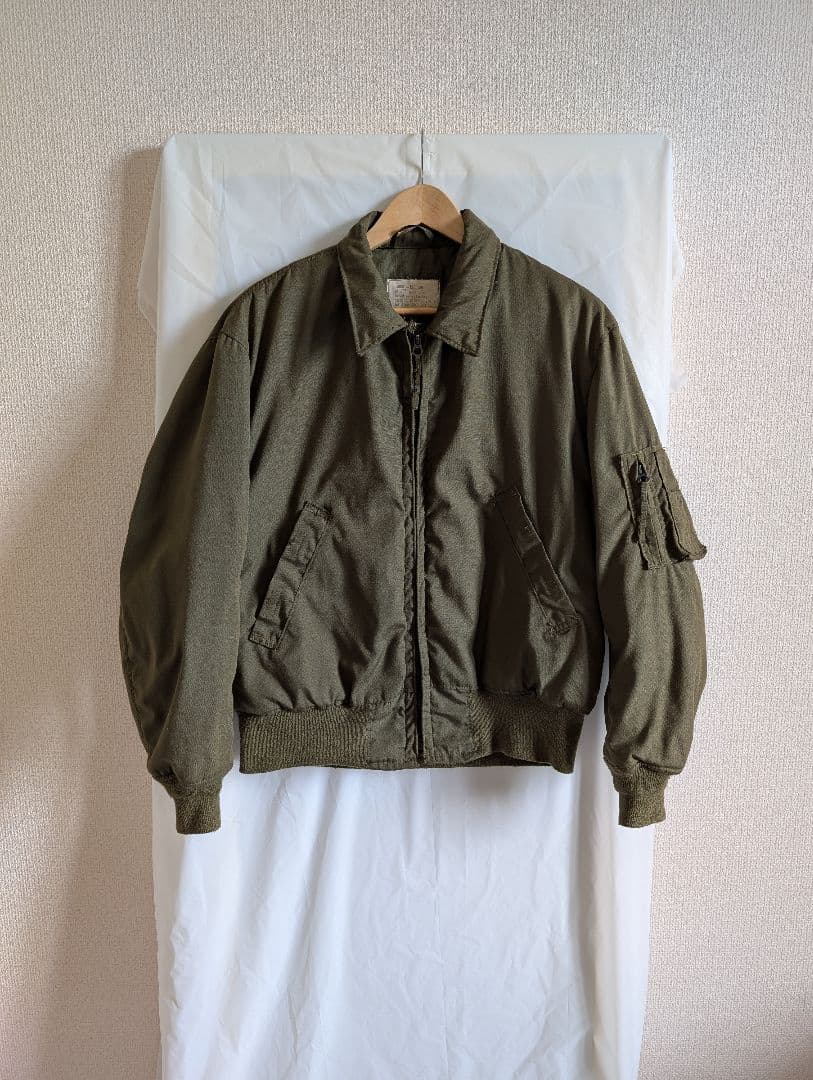US ARMY フライトジャケット L-R ヴィンテージ ヘリクルー