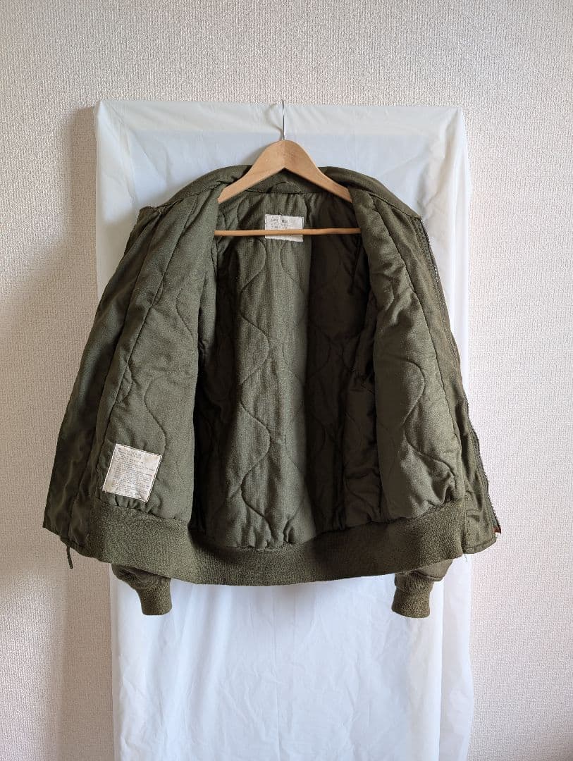US ARMY フライトジャケット L-R ヴィンテージ ヘリクルー