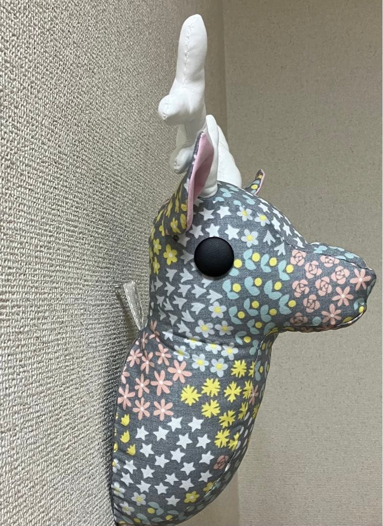 ぬいぐるみ　ハンティングトロフィー　シカ　ハンドメイド　デザフェス