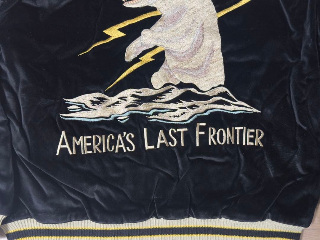 2022年秋冬 テーラー東洋 スカジャン 別珍 白熊 アラスカ