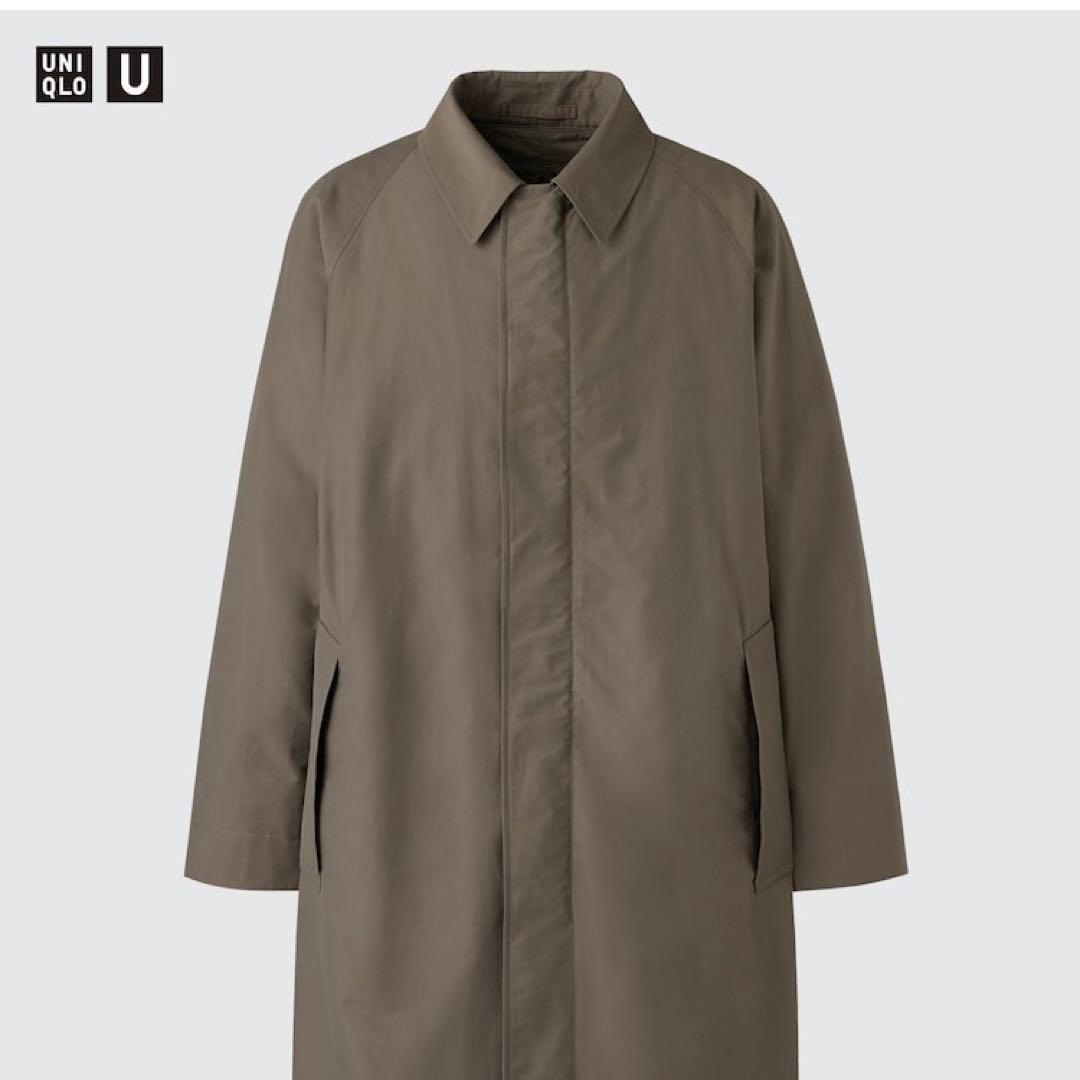 UNIQLO U 2025ステンカラーコート ブラック