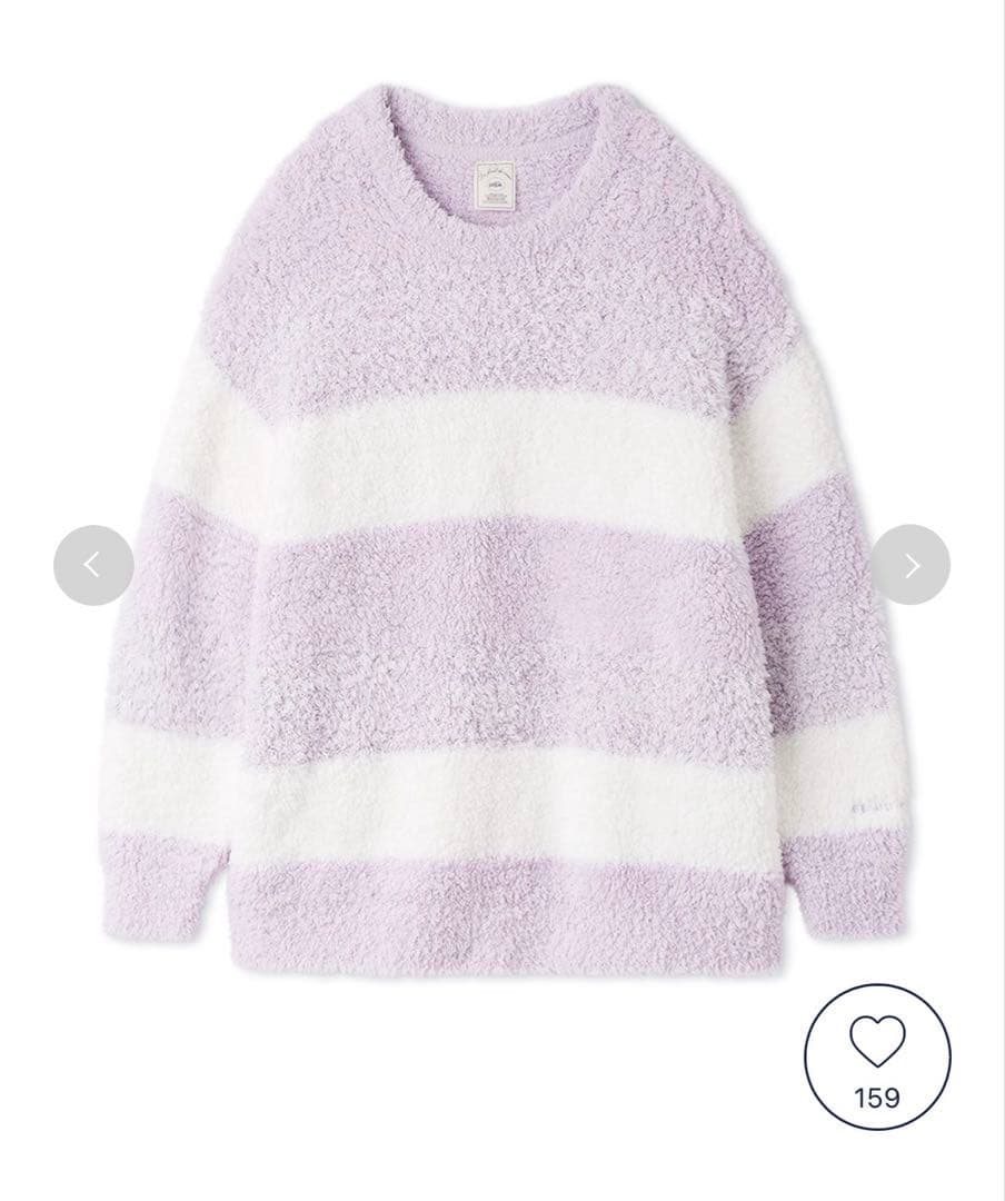 gelato pique 3ボーダー ルームウェア 上下セット タグ付き