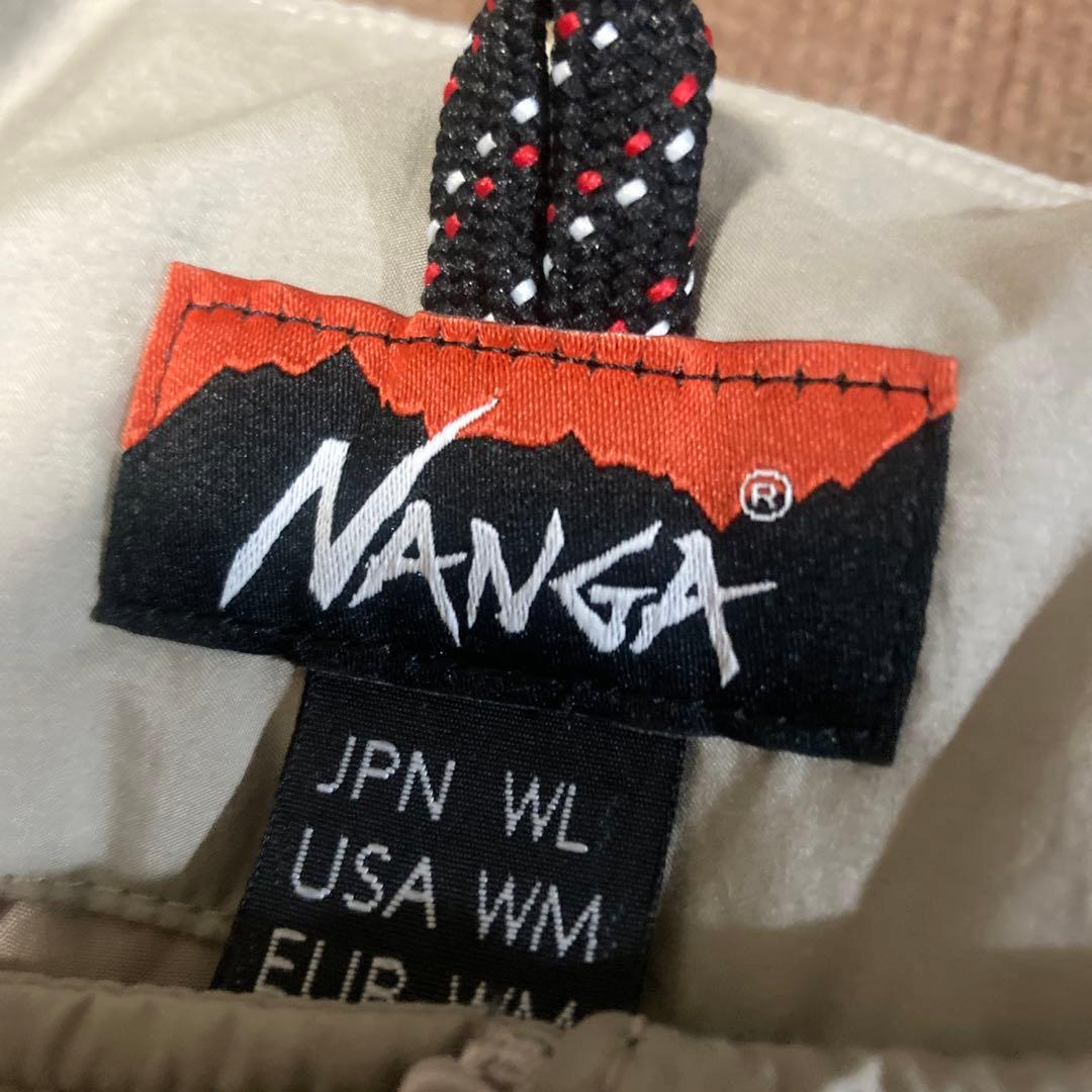 ナンガ　ノーカラー　ダウンジャケット　Lサイズ