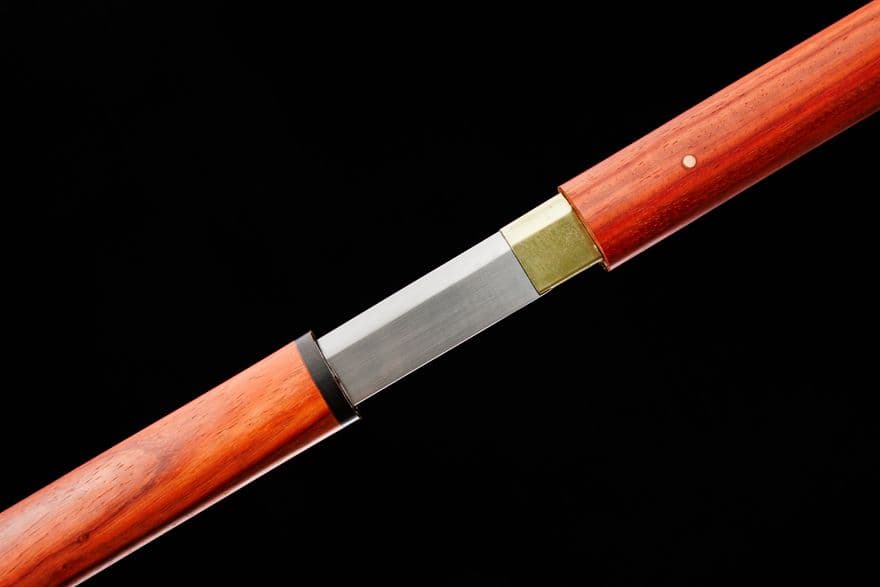 【狴犴棍刀】古兵器 武具 刀装具 日本刀　模造刀 居合刀 武士道 鑑賞用 美術刀