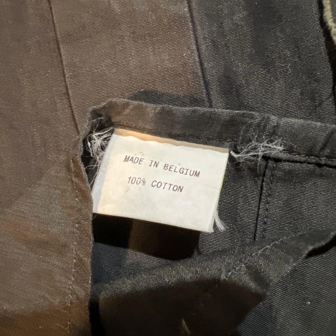 90s ダークショーンベルガー　比翼シャツ　ビンテージ ベルギー製　サイズS