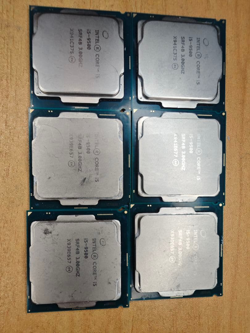 K*n様 Intel Core i5-9500 CPU 6個セット