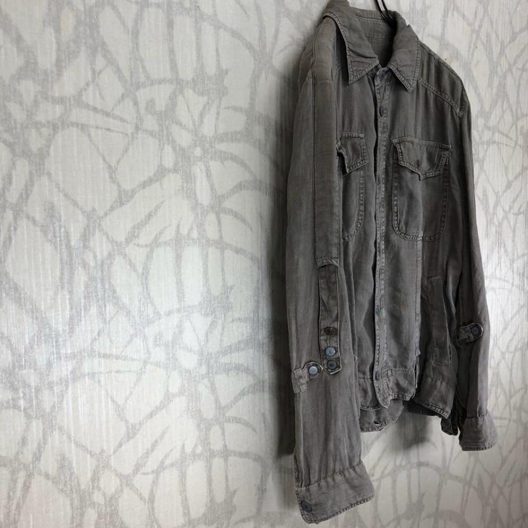 DOLCE＆GABBANA ドルチェ＆ガッバーナ　シャツジャケット　ロゴ　R