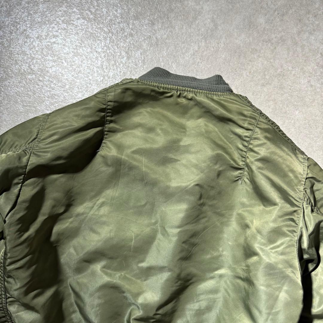 90s USA製 ALPHA MA-1 MA1 flight jacket M