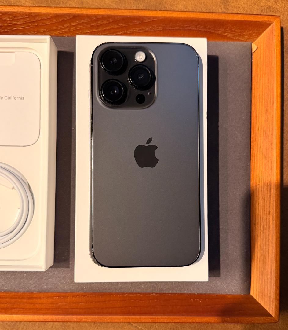 iPhone 14Pro 1TB iOS16 バッテリー100% SIMフリー箱