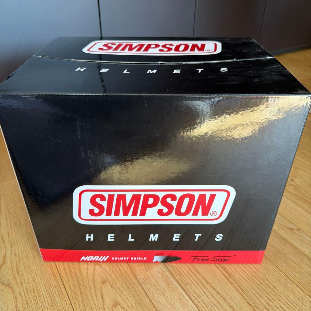 SIMPSON フルフェイスヘルメット ホワイト バンディット 60cm