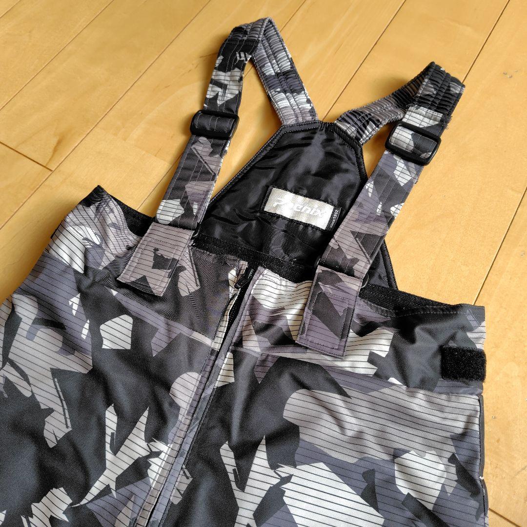 Phenix 子ども用スキーウェア 赤黒、迷彩