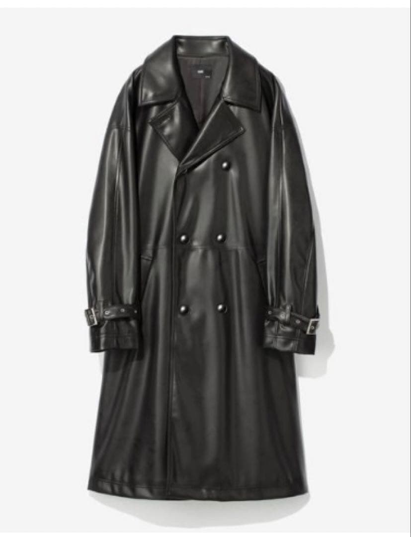 即購入可 HARE レザートレンチコート サイズ:S