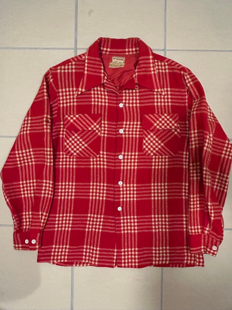 50s McGREGOR マクレガー ボードシャツ　BOX型ネルシャツ USA製