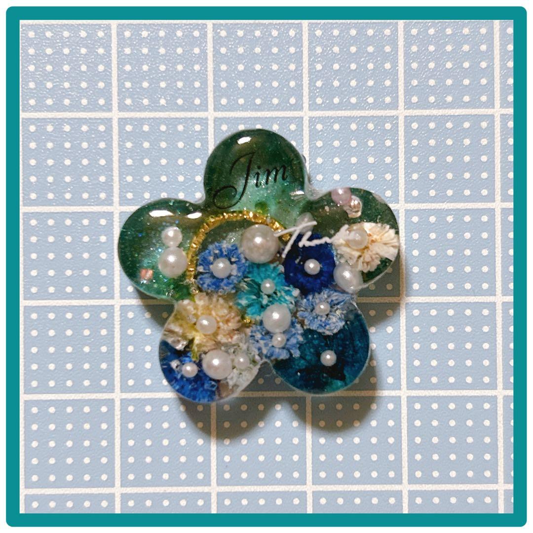 No 912 ⌘ 可愛い花型レジンヘアゴム ⌘ ♪(๑ᴖ◡ᴖ๑)♪