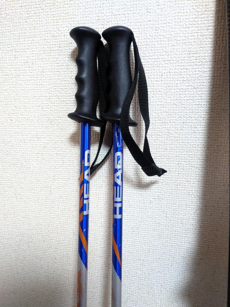 みみ　HEAD スキー板 117㎝ ストック90cm 2点セット