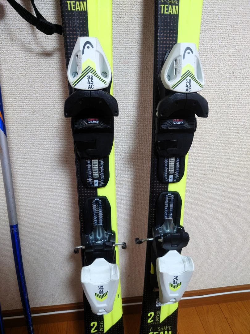 みみ　HEAD スキー板 117㎝ ストック90cm 2点セット