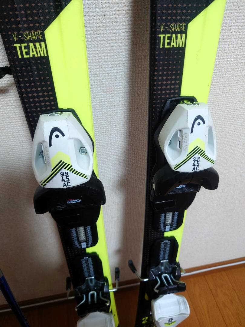 みみ　HEAD スキー板 117㎝ ストック90cm 2点セット