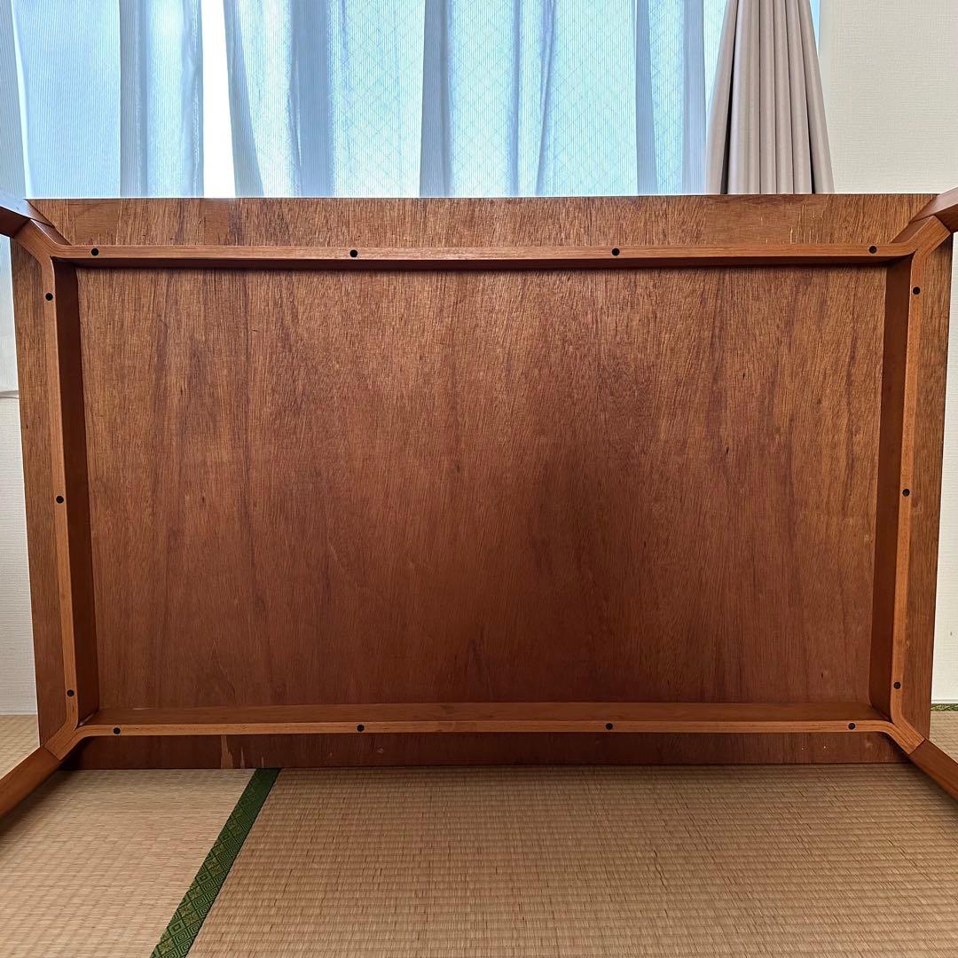 天童木工　水之江忠臣　チーク材　ダイニングテーブル