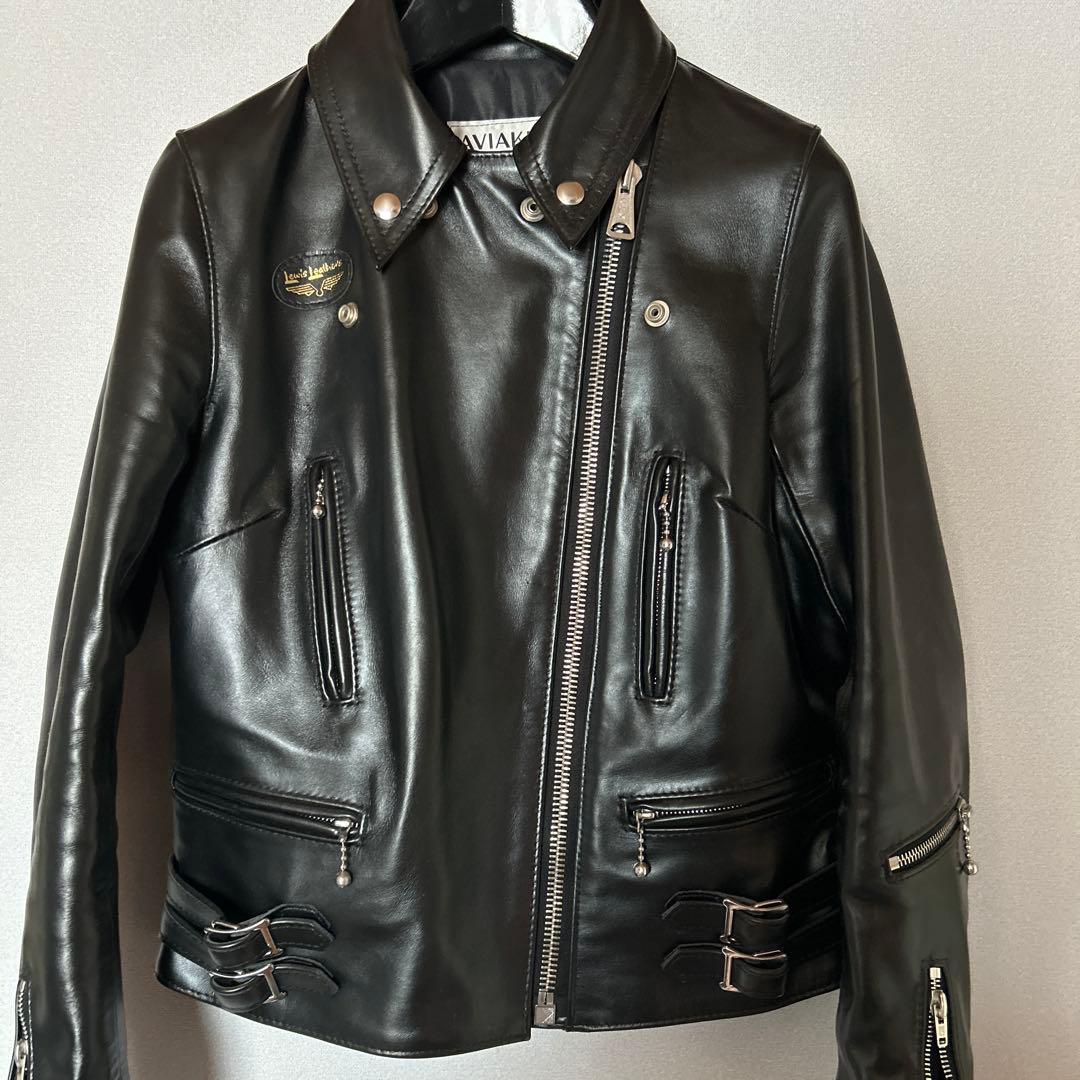 B IANCO100着限定 ルイスレザー シンブラックホース