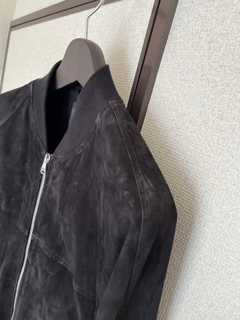 emmeti スエード ブラック　ラグラン