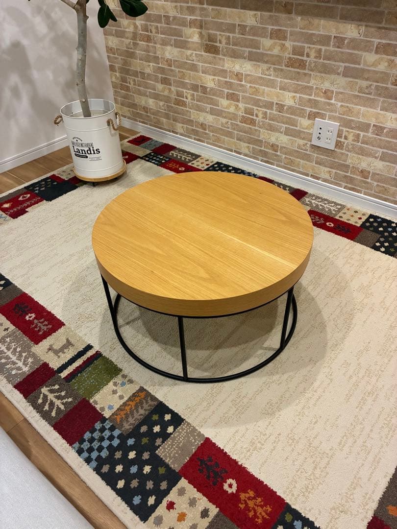 ［ＩＤＥＥ］ＤＩＶＡＮＣＯ　ＬＯＷ　ＴＡＢＬＥ　Ｏａｋ　送料込み