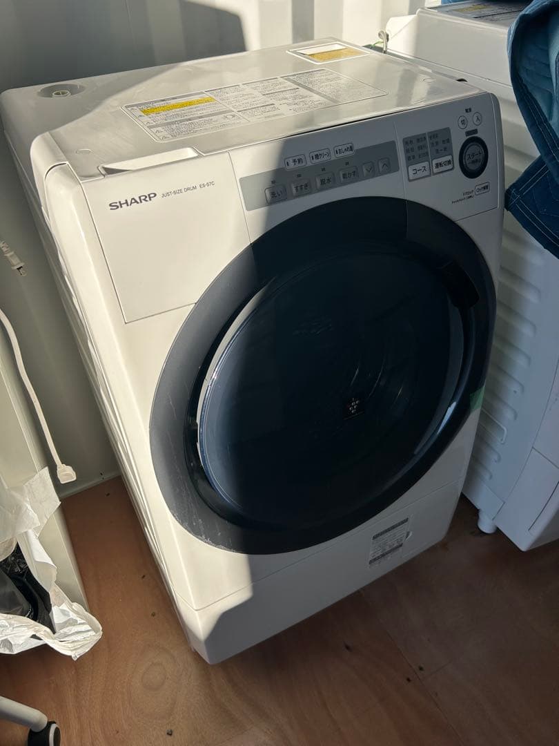 SHARP ドラム式洗濯機 2018年　埼玉県川口市より無料配達