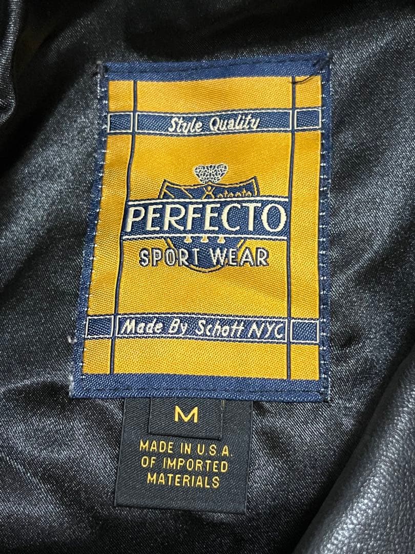 USA製　ショット　ワンスター　ダブルレザーライダース　/M　ブラック　本革羊革