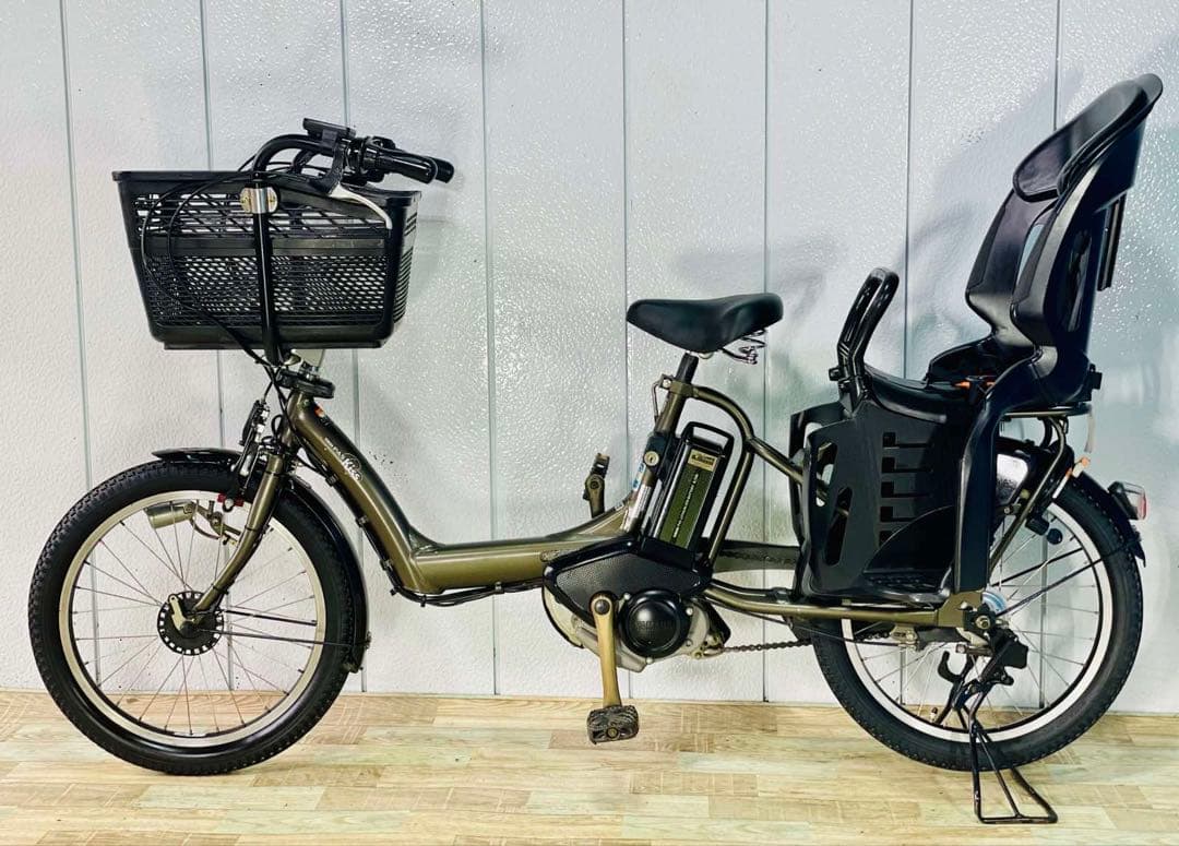 2946ヤマハ8.7アンペア3人乗り対応20インチ子供乗せ　電動アシスト自転車