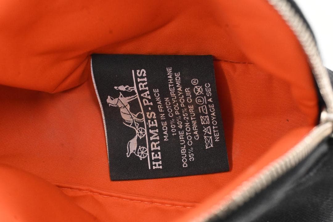 【希少アイテム】エルメス　ボリードポーチ　ミニミニサイズ　黒　ブラック　小物入れ