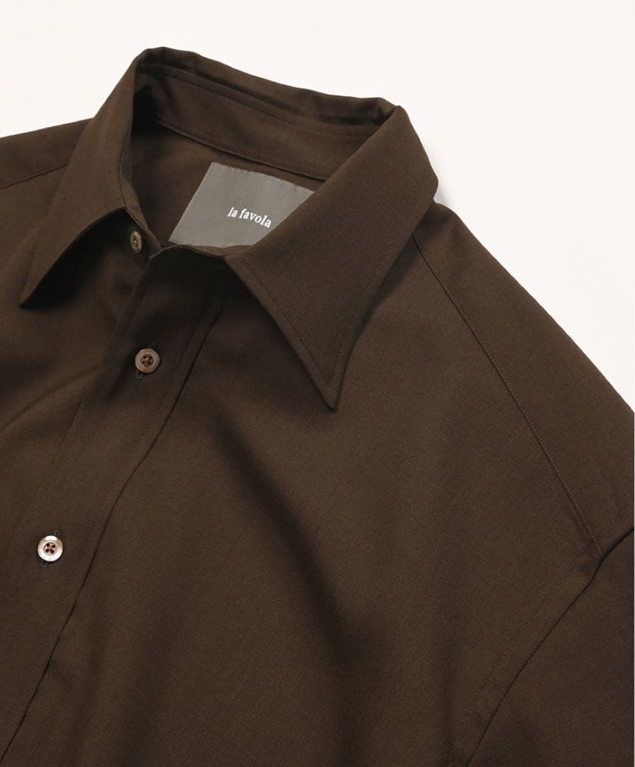 マ*ト様 lafavola Big Shirt - 2/72 Wool Trop