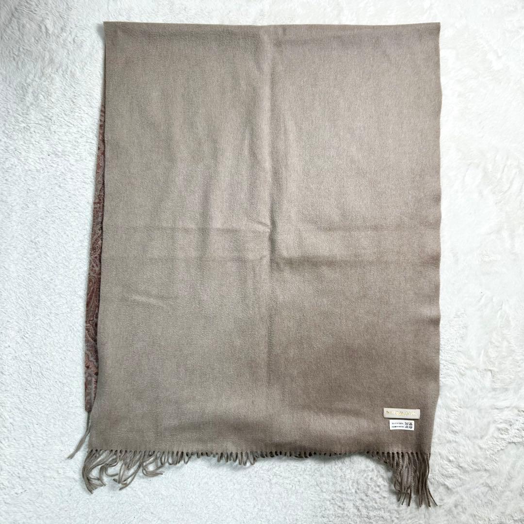 NATURAL BASIC カシミヤ　大判　ストール