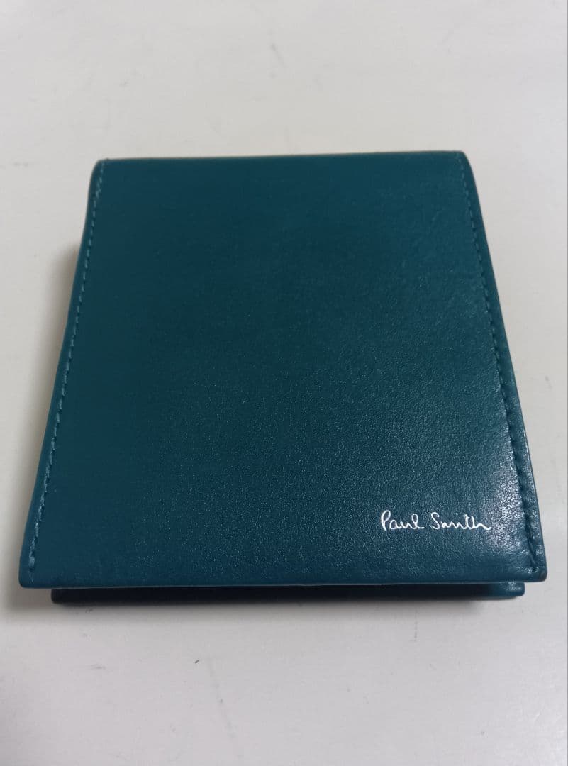 ポール・スミス 二つ折り財布 ターコイズ