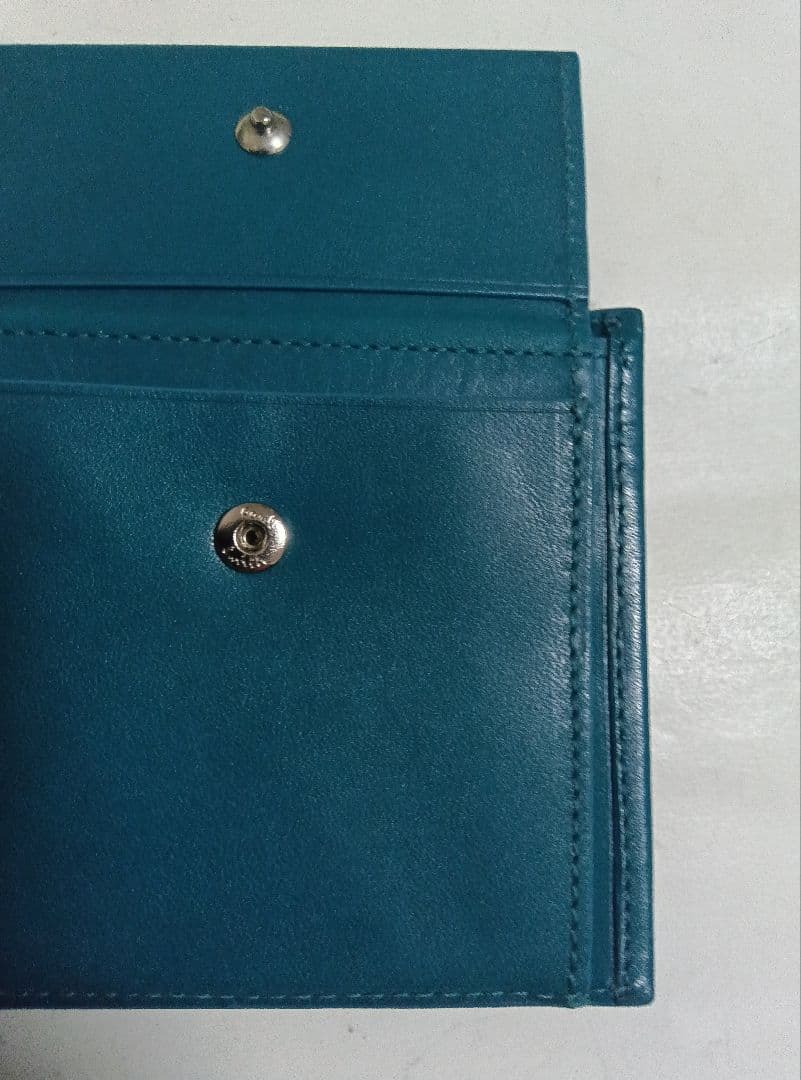 ポール・スミス 二つ折り財布 ターコイズ