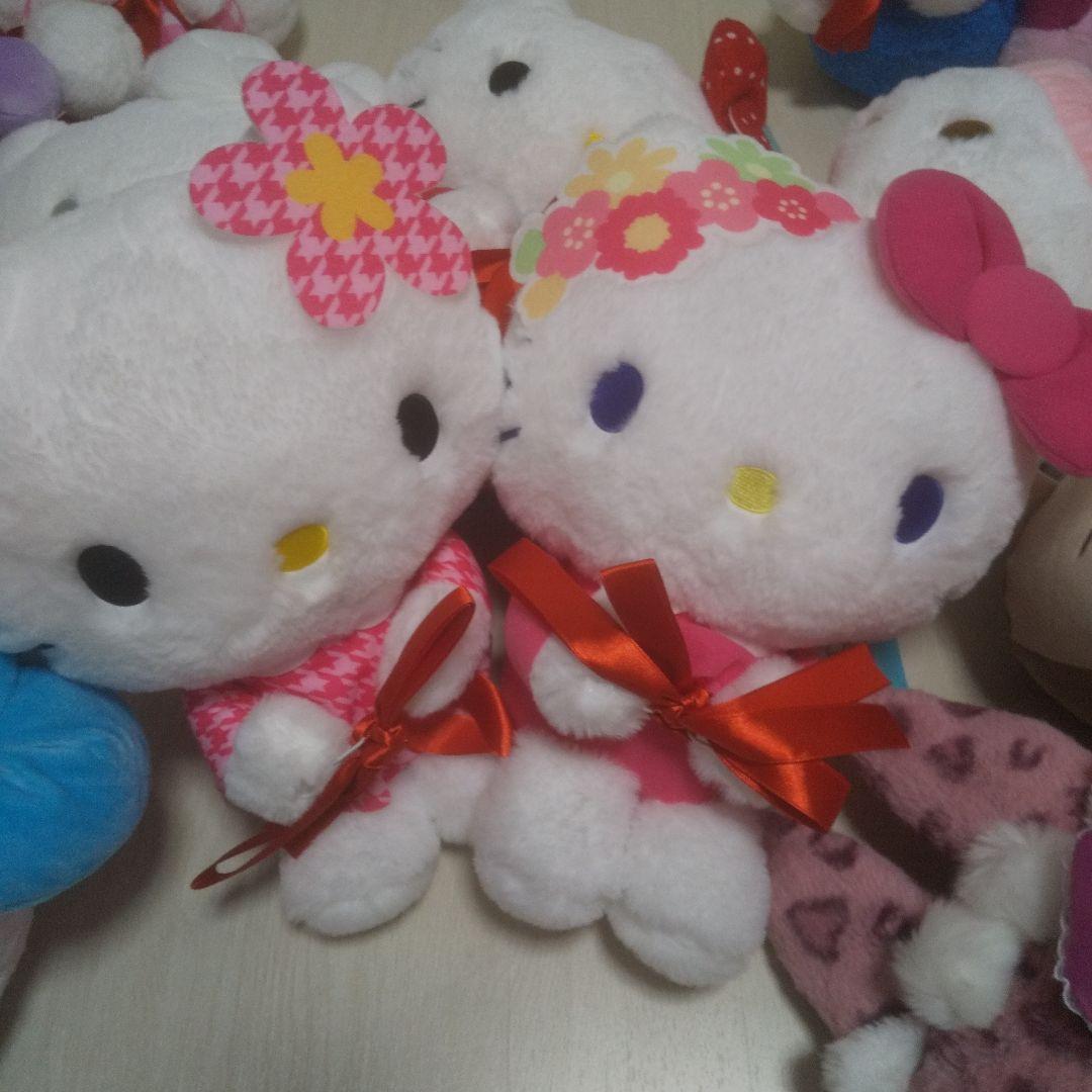 り*ん様 ハローキティ ぬいぐるみ ドール サンリオ キティ まとめ売り 日焼け