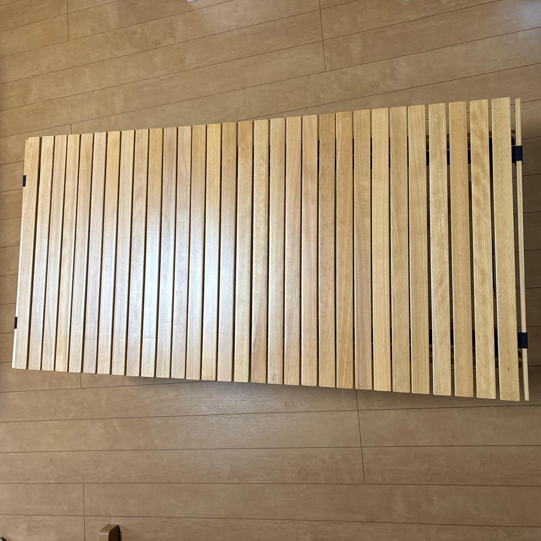 Hilander ウッドロールトップテーブルEX 120×60cm