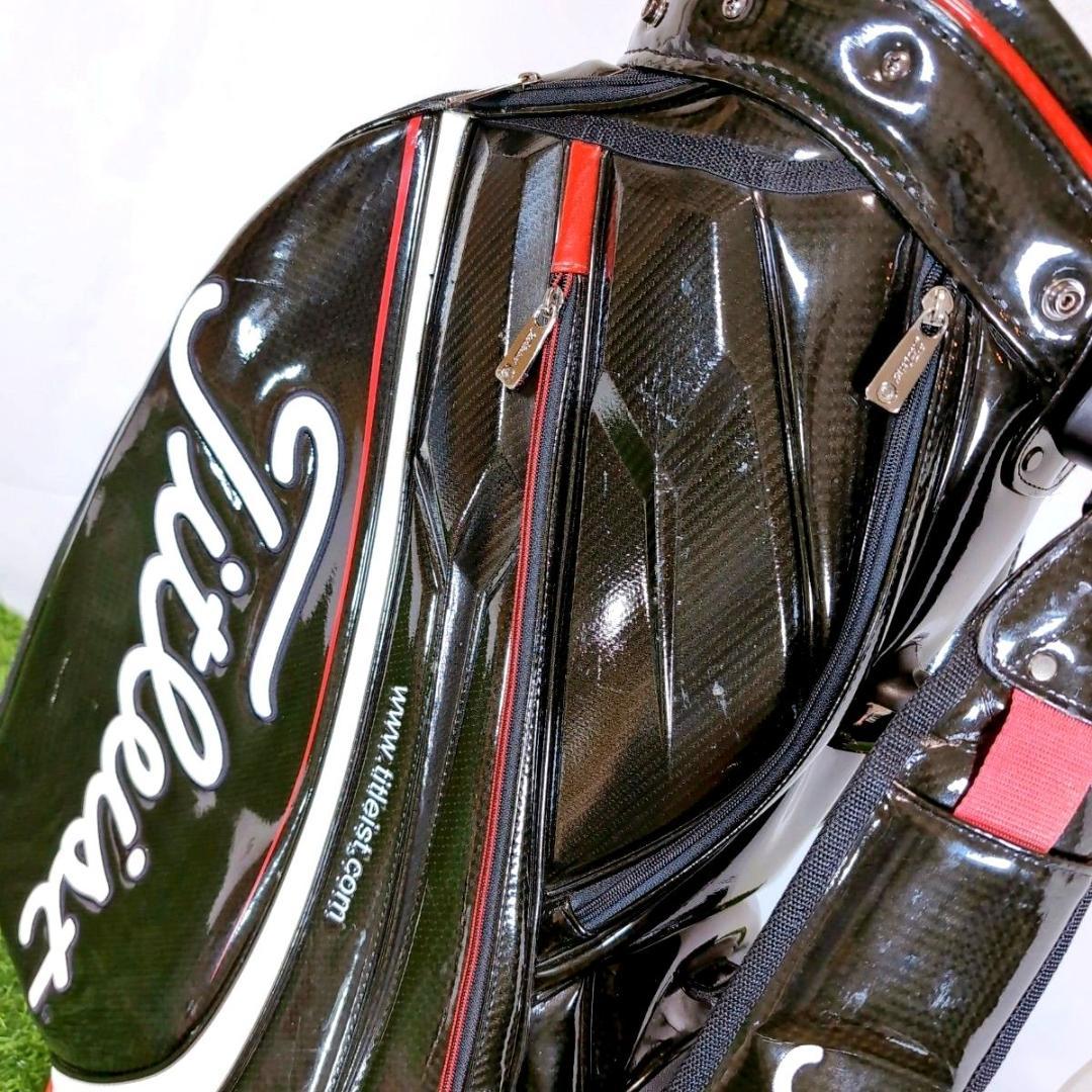 Titleist タイトリスト 3点式 エナメル ゴルフ キャディバッグ