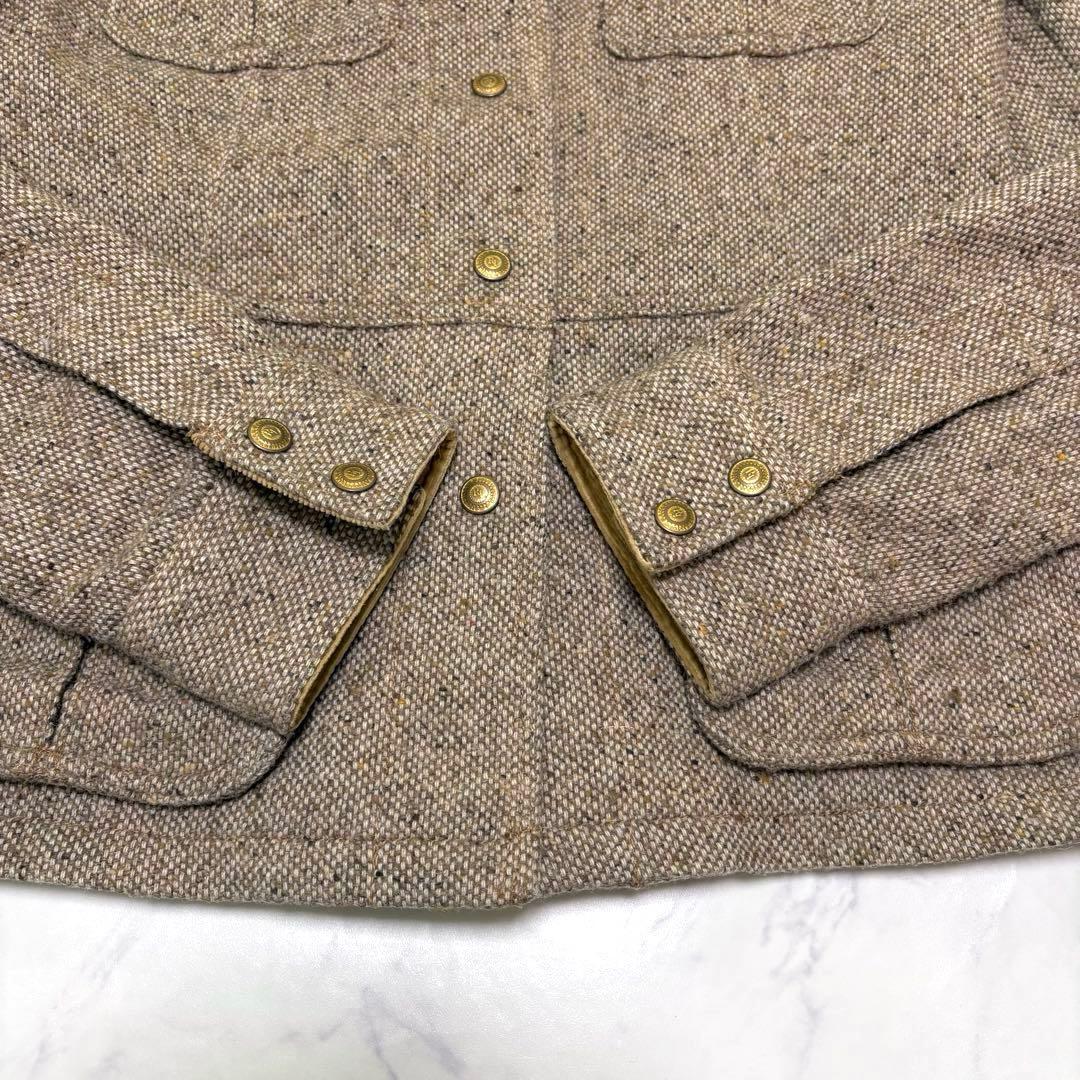 オールドラルフローレン POLO JEANS ツイードジャケット L キルト裏地