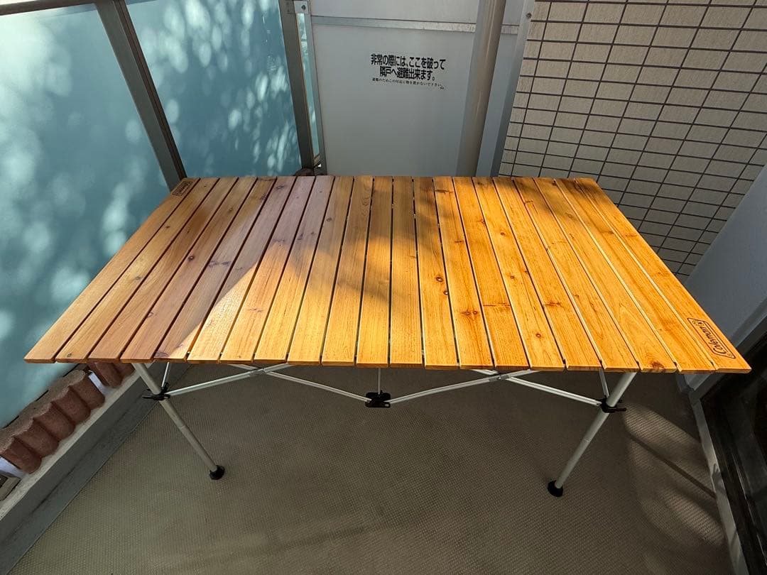 コールマン(Coleman) テーブル ナチュラルウッドロールテーブル